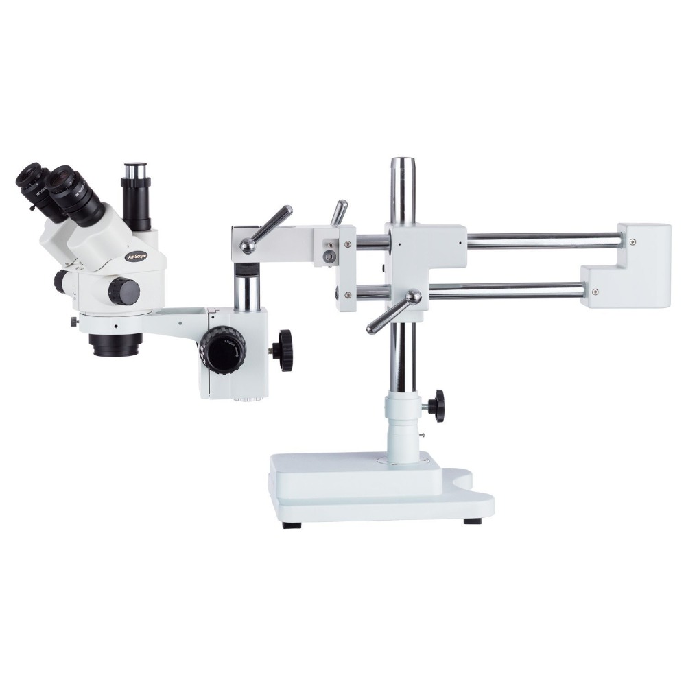 Amscope Microscope Stereo 7X-45X - AmScope 7X-45X Simul-Tiêu Cự Stereo Có