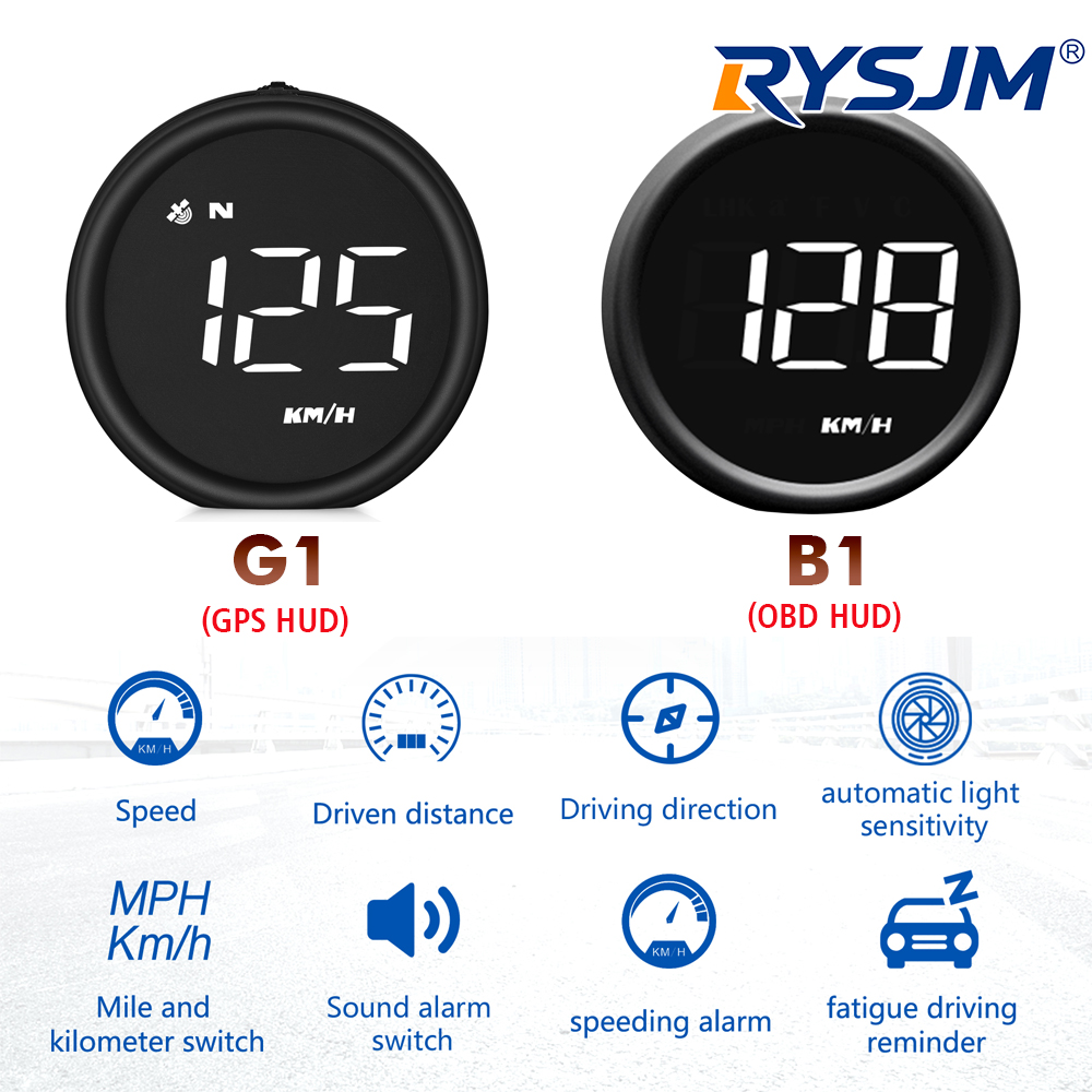G1 GPS HUD & B1 OBD2 On-board  - đánh giá và giá Anemometer Wind Speed