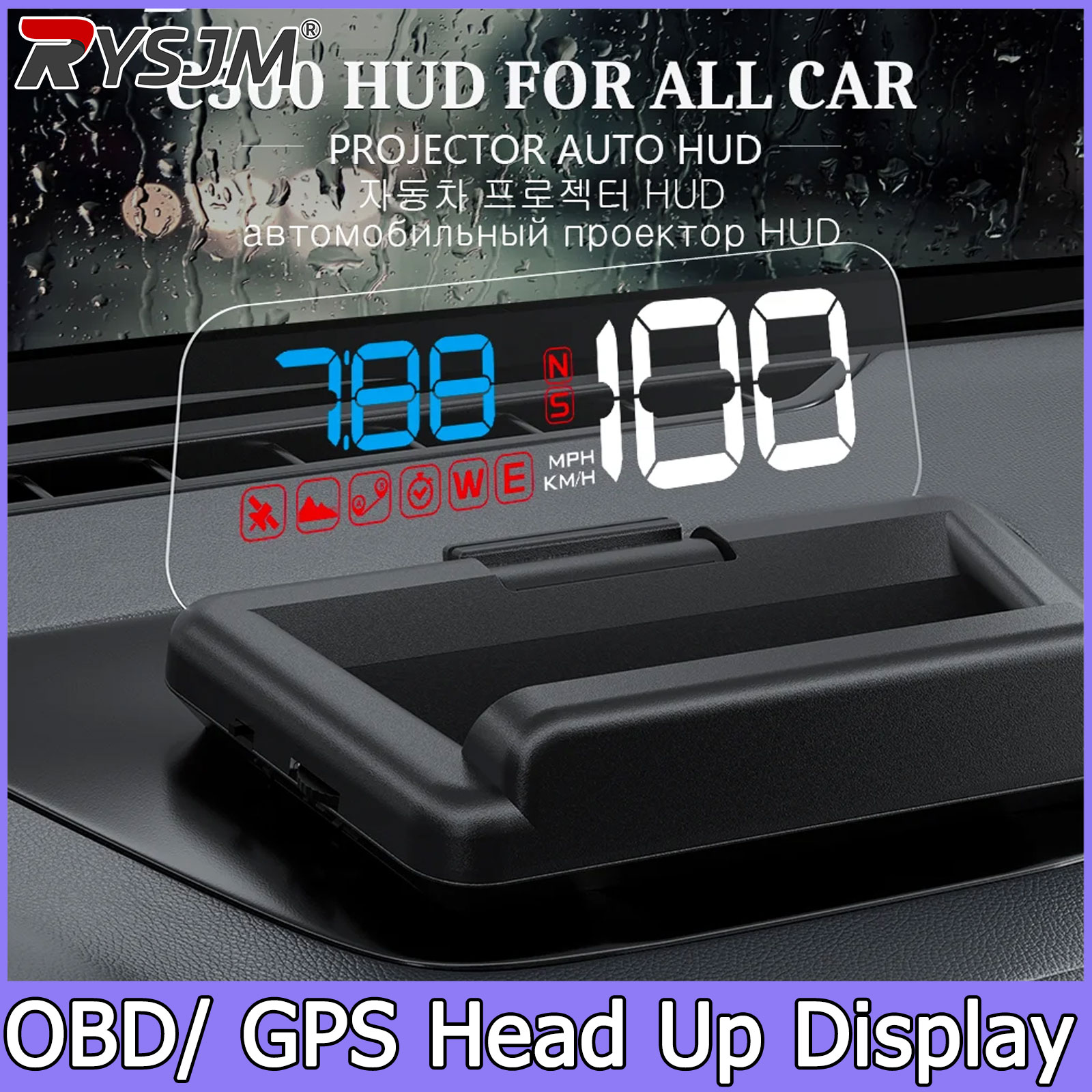 C500/T900,OBD/GPS HUD Auto Hea - đánh giá và giá Anemometer Wind Speed