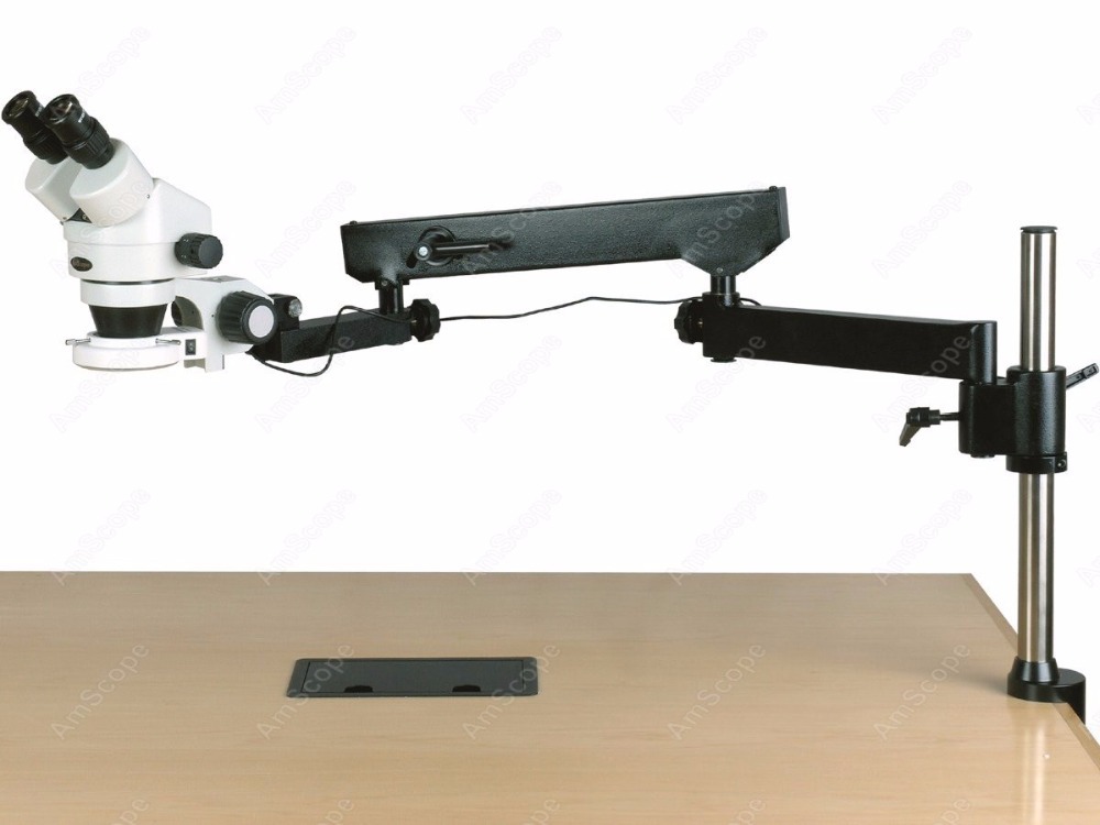 AmScope Binocular Zoom Stereo  - đánh giá và giá Amscope Microscope Stereo 7X-45X