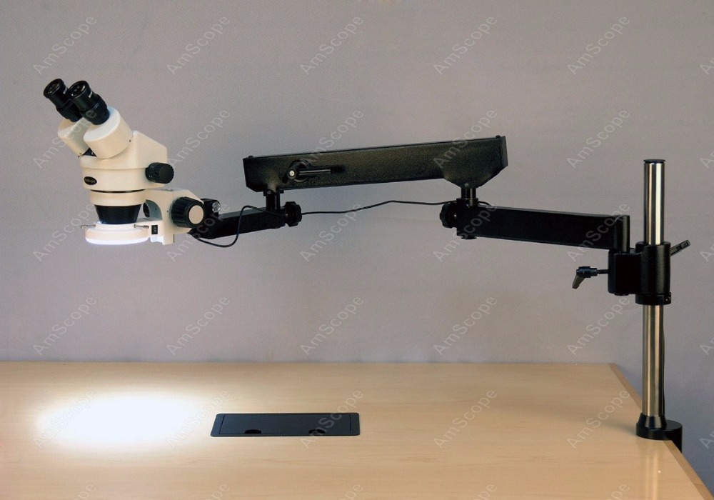 AmScope Binocular Zoom Stereo  - đánh giá và giá Amscope Microscope Stereo 7X-45X